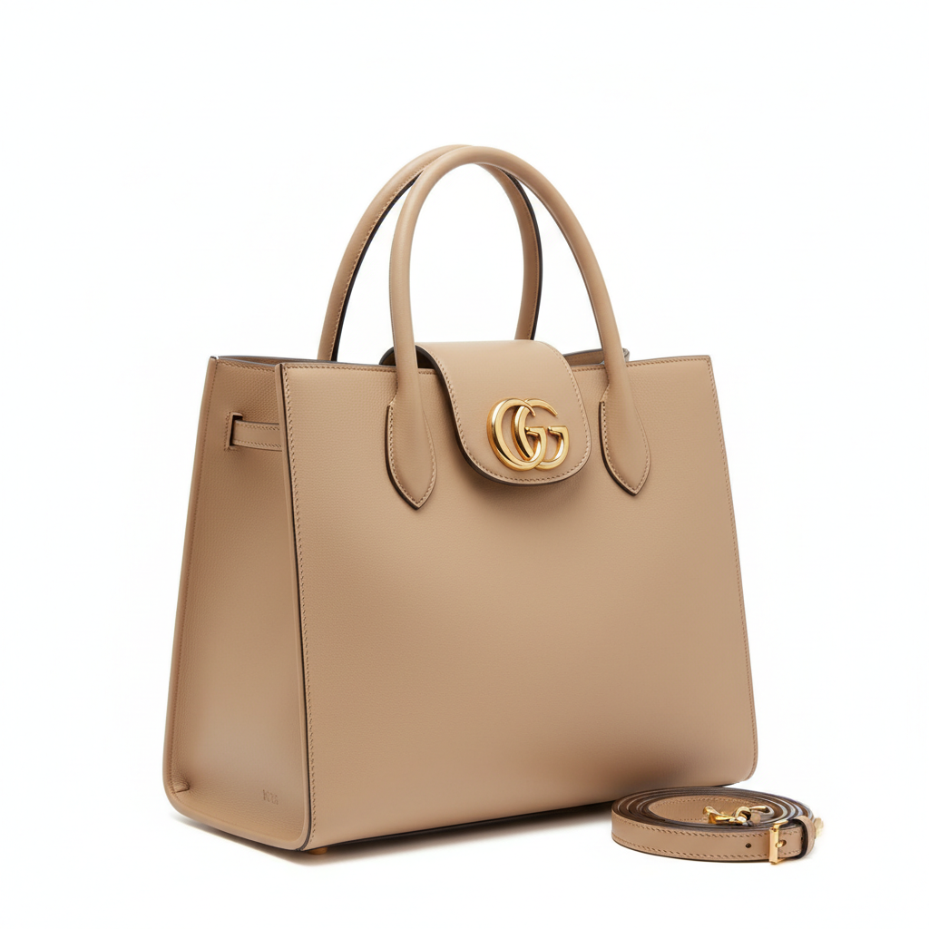 Beige Tote Bag