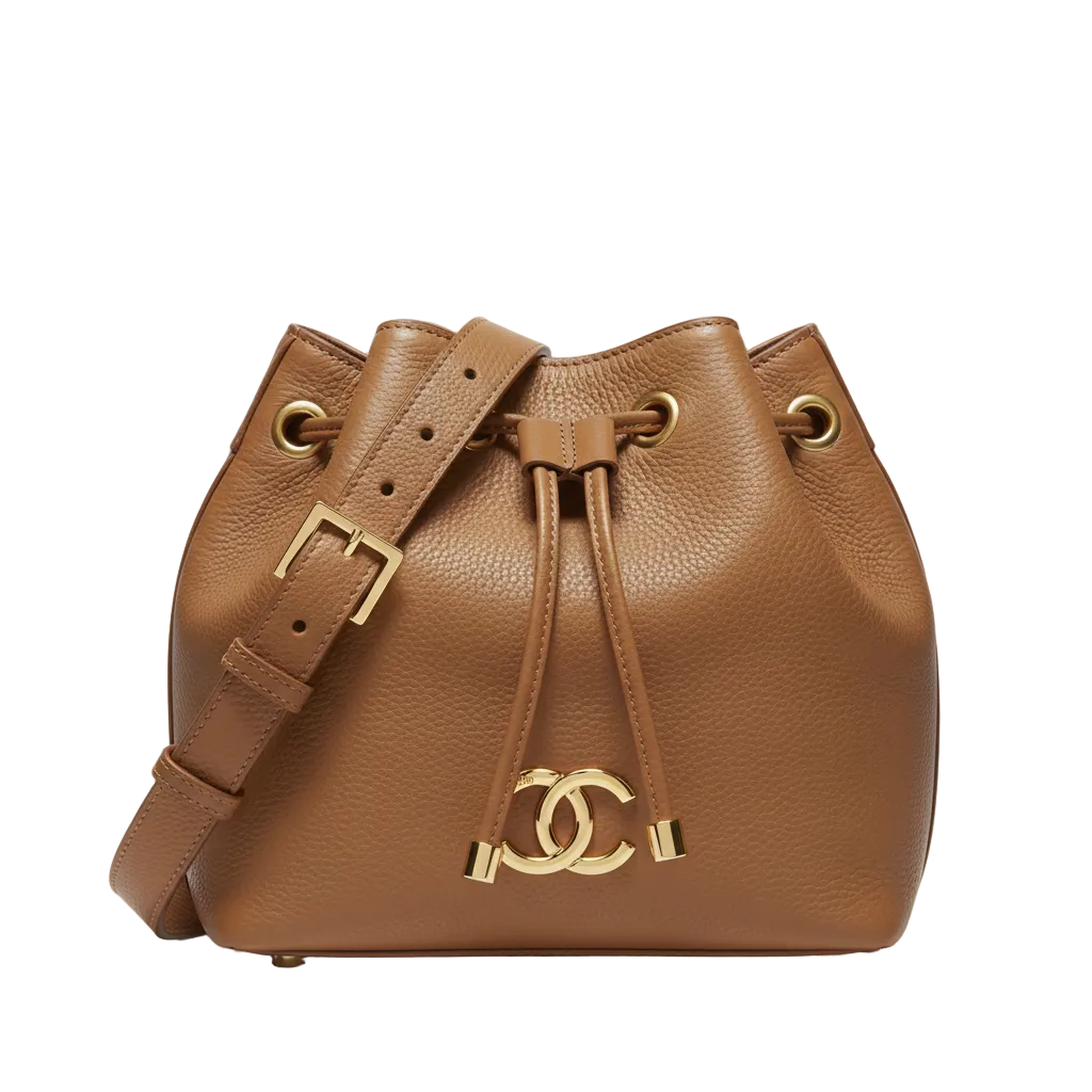 Brown Bucket Bag