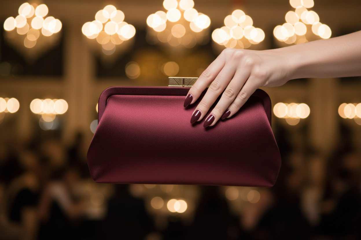 Close up clutch at gala