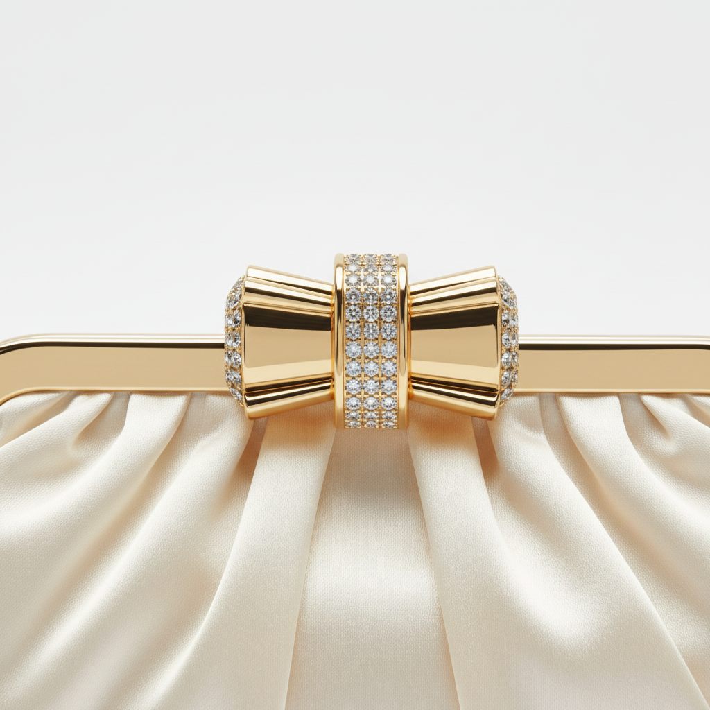 Veloura Satin Clutch – Evening Elegance