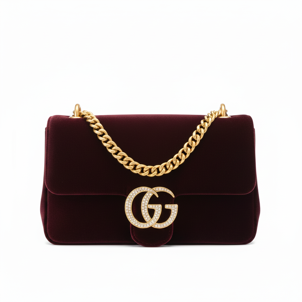 Veloura Velvet Crossbody Bag