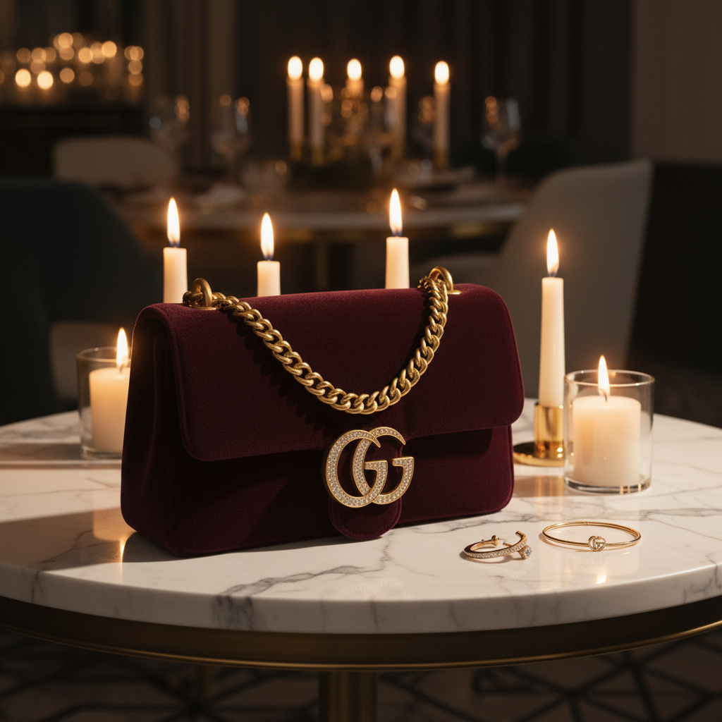 Veloura Velvet Crossbody Bag