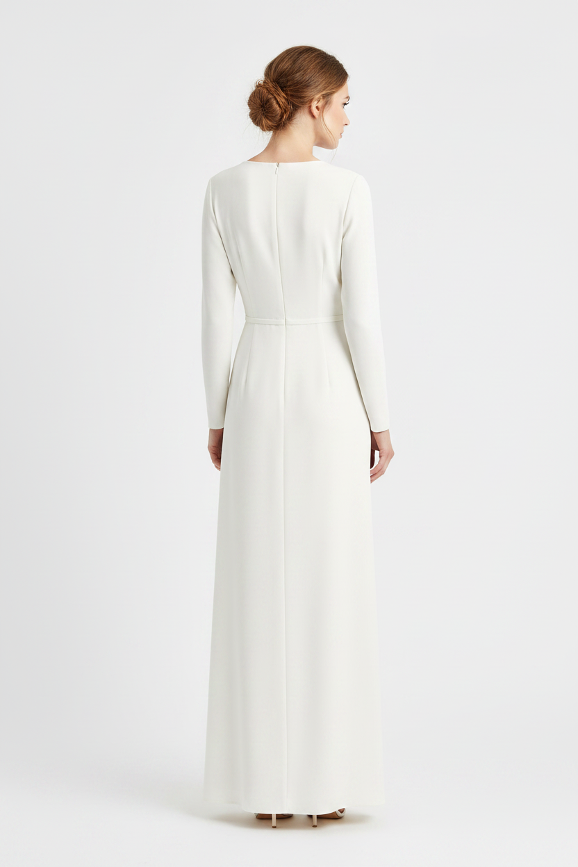 Veloura White Dress – Soft Elegance & Grace