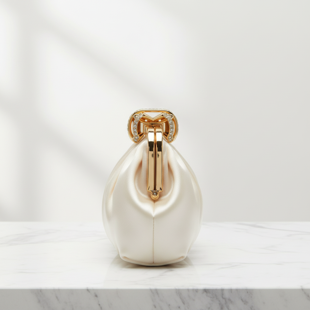 Veloura Satin Clutch – Evening Elegance