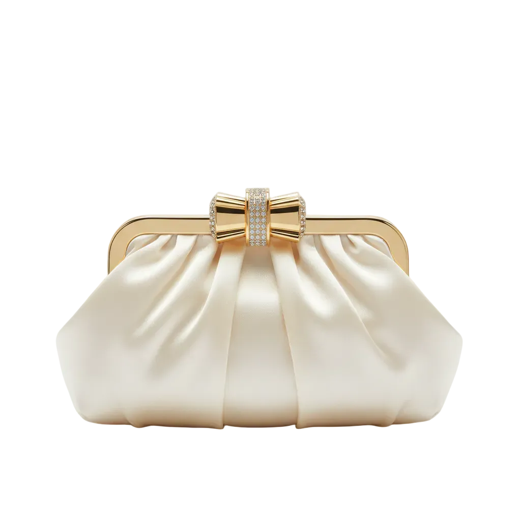 Veloura Satin Clutch – Evening Elegance