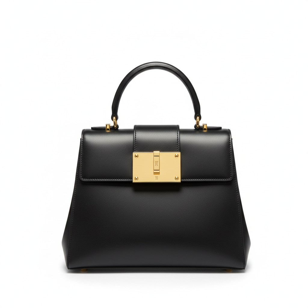 Veloura Structured Top Handle Bag