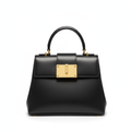 Veloura Structured Top Handle Bag