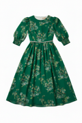 The Celestial Bloom Dress — Emeraldأ