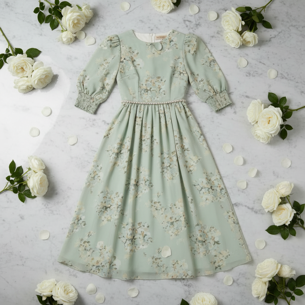 Sage Green Dress