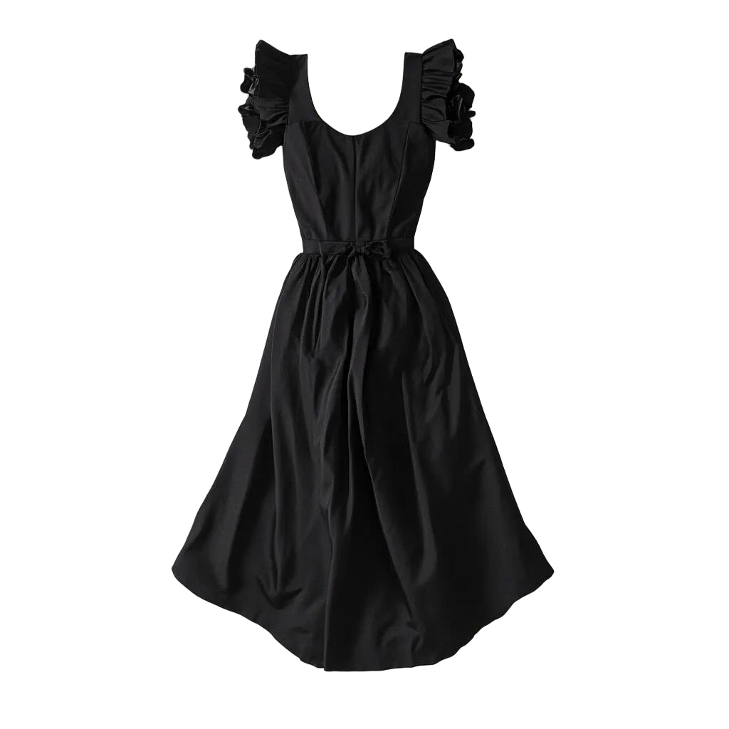 Veloura Black Maxi Dress – Timeless & Chic